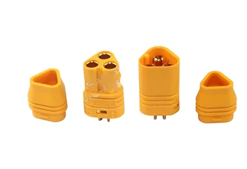 

10 pairs AMASS MT60 Motor calling three core XT60 upgraded three-pin plug charging port plug wheelbarrow