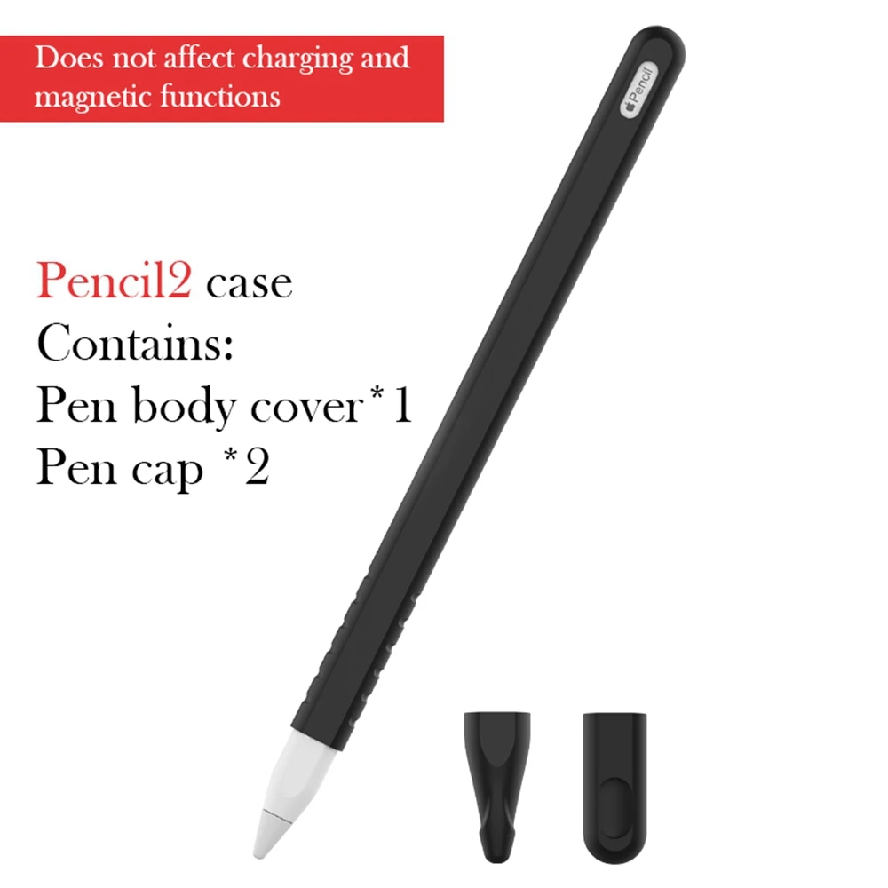 KISSCASE матовый Силиконовый чехол для Apple Pencil 2-го поколения iPad 2 наконечник