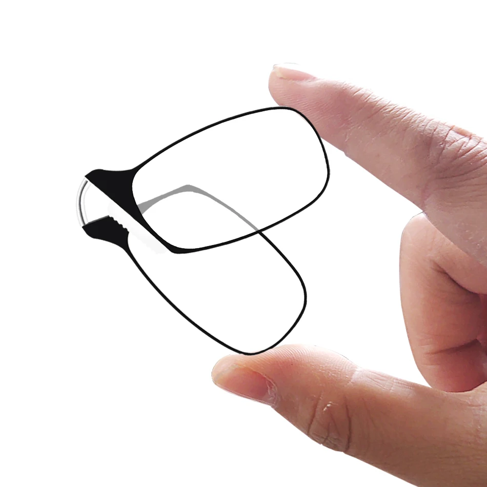 

clip nose glasses magnifier for women eyewear reading glasses men Thin case 100 150 200 250 300