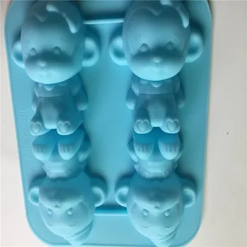

monkey Silicone Cake Chocolate Soap Pudding Jelly Candy Ice Cookie Biscuit Mold Mould Pan Bakeware Wholesales