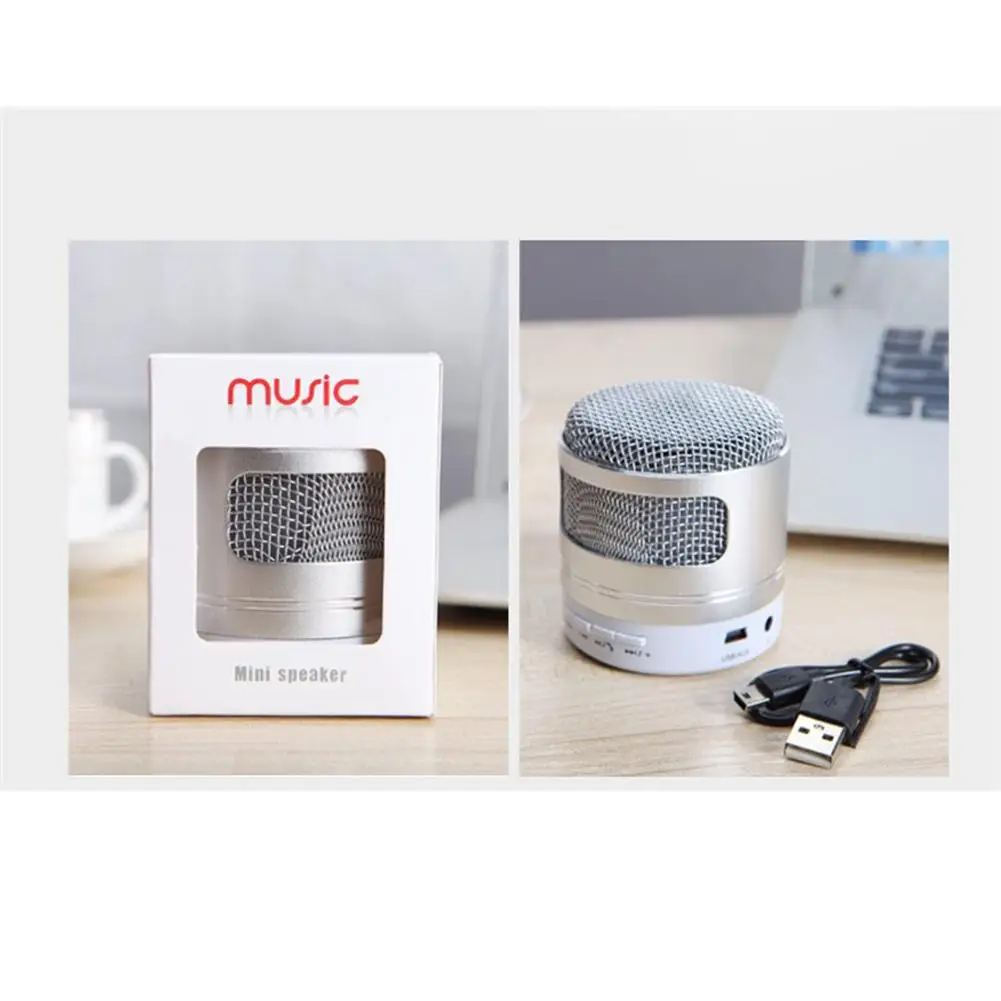 S08U Мини Bluetooth динамик алюминиевая карта из сплава мобильный телефон микрофон и