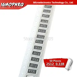 50 шт 2512 SMD резистор 5% 1 W 0,33 Ом R330 0.33R
