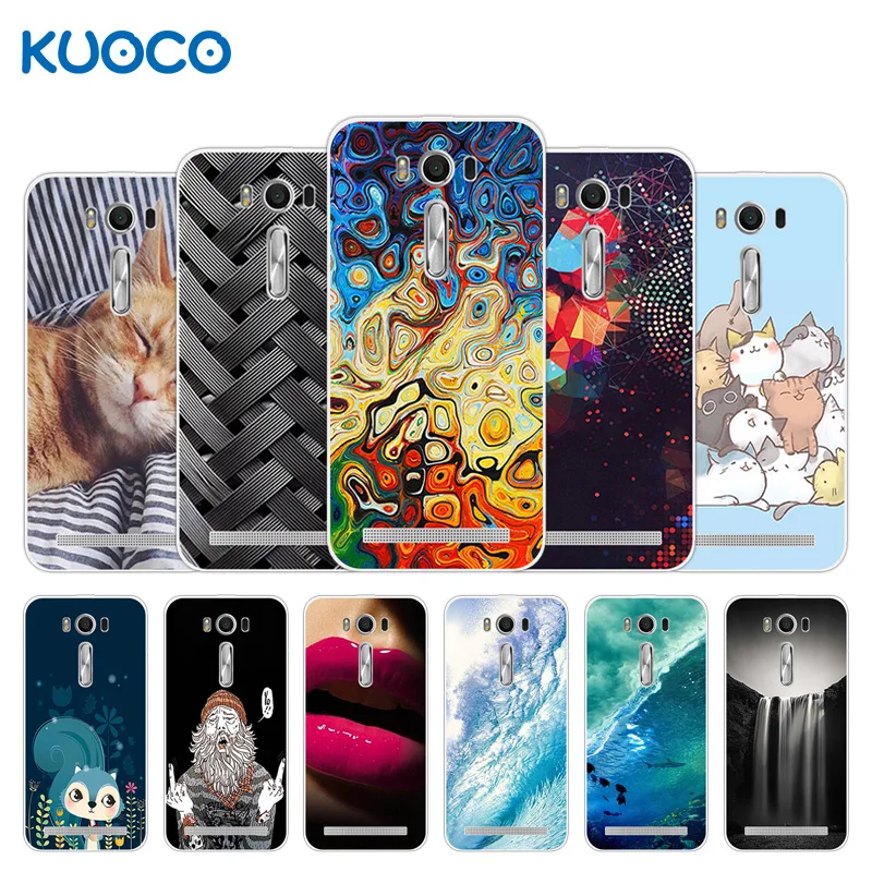 

for ASUS ZenFone 2 Laser ZE500KL Case Sea Waves Design Back Silicon Cover for Funda Asus ZE500KL Phone Capa Soft TPU Cover