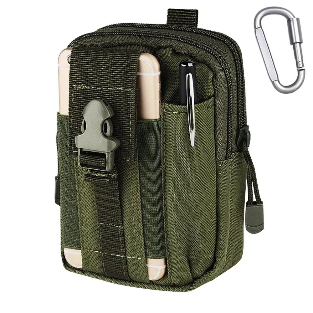 

Outdoor Tactical Waist Bag EDC Molle Belt Waist Pouch Security Tactical Molle Pouch Multi-Purpose EDC Gadget Belt Waist bag