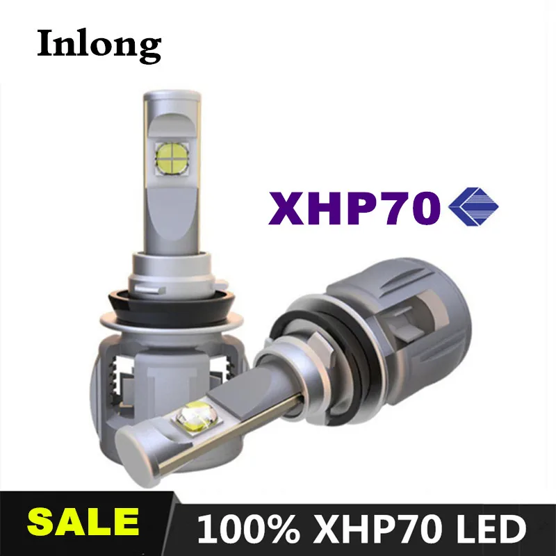 

INLONG With Original Xhp70 Mini H7 LED H4 15600LM D4S H1 H8 H11 9005 D3S 9006 HB4 D1S Car Headlight Bulbs 6000K Fog Lights 12V