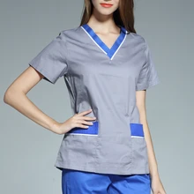 Новое поступление Женская Больничная медицинская Униформа скраб стоматологическая клиника салон красоты Рабочая Униформа с короткими рукавами