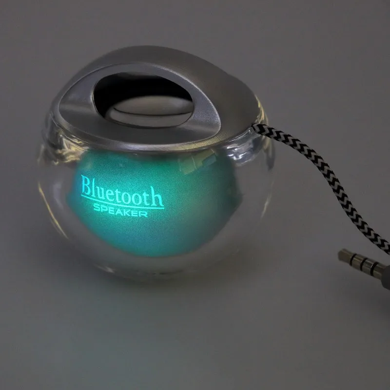 Car Crystal Ball Speaker Wireless Portble Bluetooth Speaker Hands free