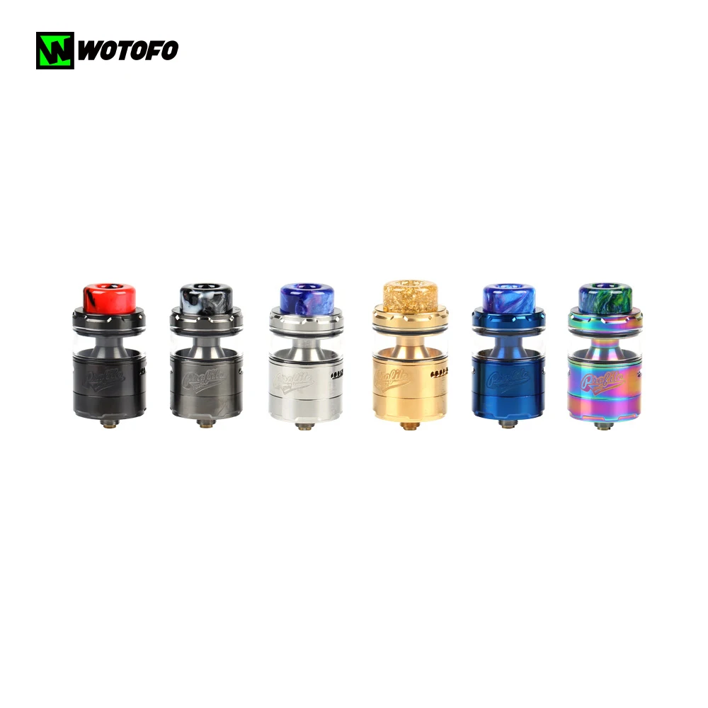 

2019 NEW Original Wotofo Profile Unity RTA Atomizer with Profile Cotton Mesh Coil 3.5ML 0.18ohm Vaporizer Dripping 510 Vape Tank