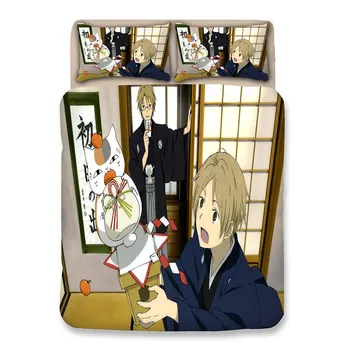 

3D japan style 3Pcs Bedding sets NEW GAME Anime Bedding Sets With Pillow Cases Duvet Cover Sets uk twin full king queen