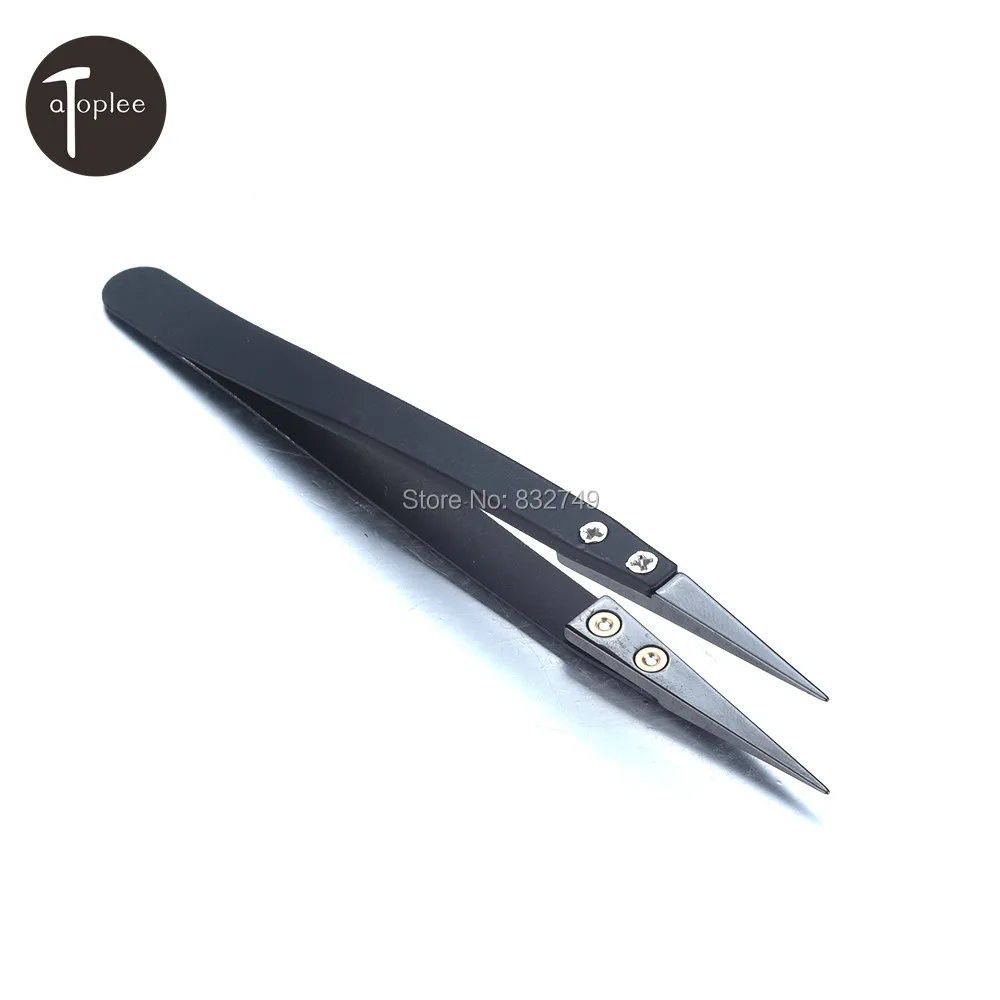 Multi Functional 1 PCS Stainless Steel Zirconia Tweezers Heat Resistant