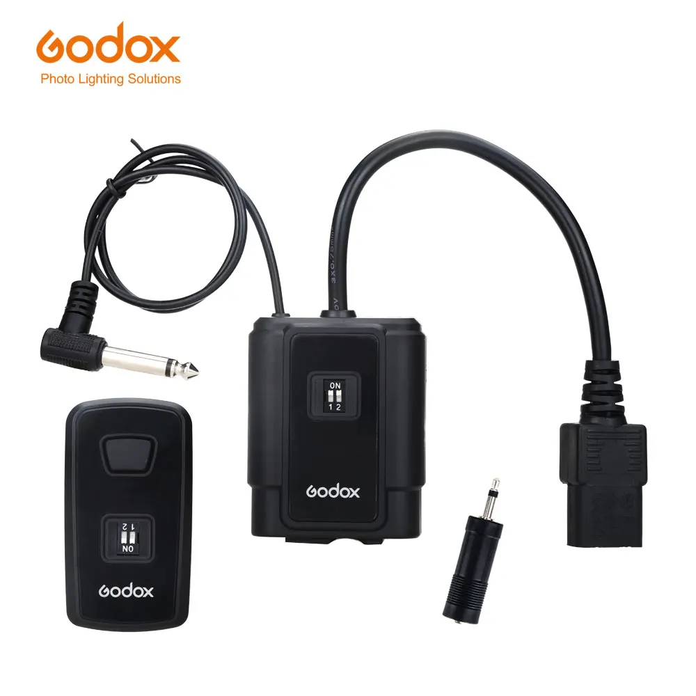 

Godox DM-04 Wireless Studio Flash Trigger for Canon, Nikon, Pentax, Olympus, Samsung, 4 Channel, AC Power, Sync Speed 1/200s