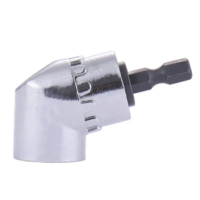 Practical 1/4" 105 Degree Hex Shank Right Angle Head Screwdriver For Power Drill Screwdriver Bits Tools Home Tools