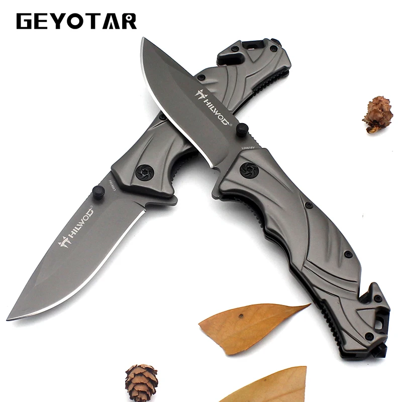 Buy Stainless Survival Folding Knife Portable Key Edc