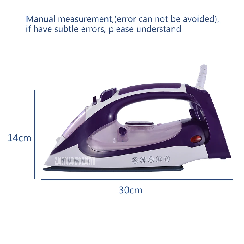 1 шт. паровой Утюг подвесной ручной Электрический железный провод и беспроводной двухцелевой электрический утюг ABS shell220V/50 hz RH139 высокое качество