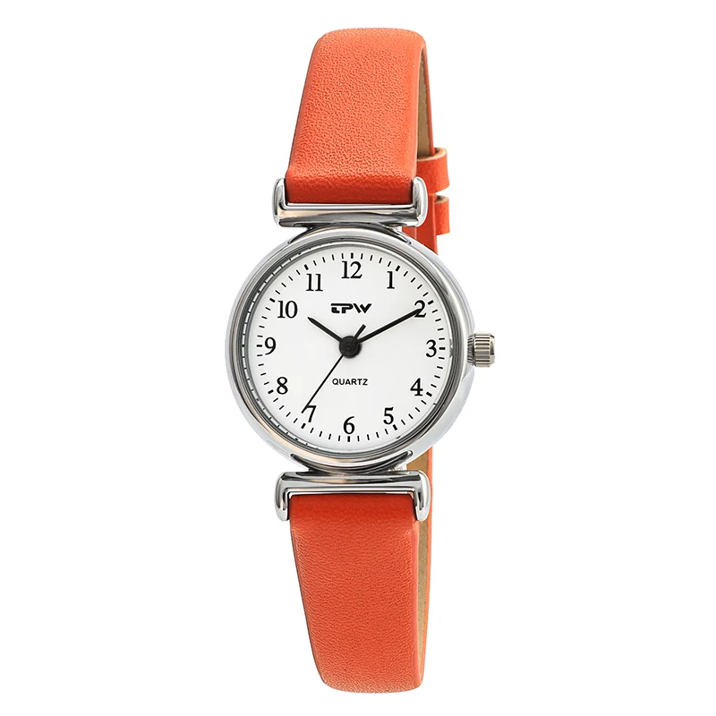 Водонепроницаемые маленькие простые женские модельные часы Ретро кожаные женские часы Лидирующий бренд Женская мода мини дизайн наручные часы - Цвет: Color O