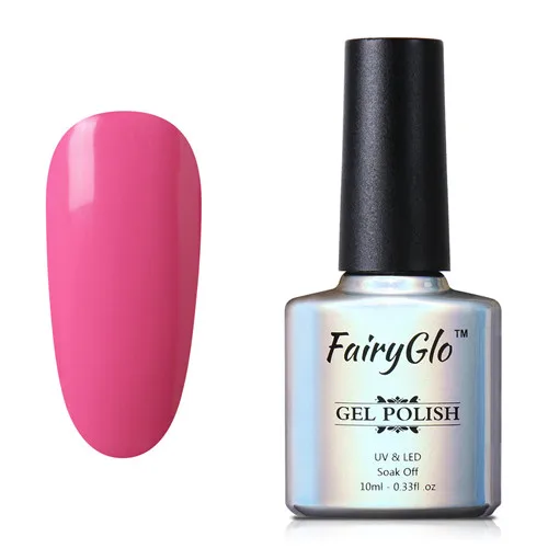 FairyGlo 10 мл розовый цвет серия Гель-лак для ногтей Полуперманентная Эмаль лак для ногтей Гель-лак для нейл-арта замачиваемый Гель-лак гели - Цвет: PK011