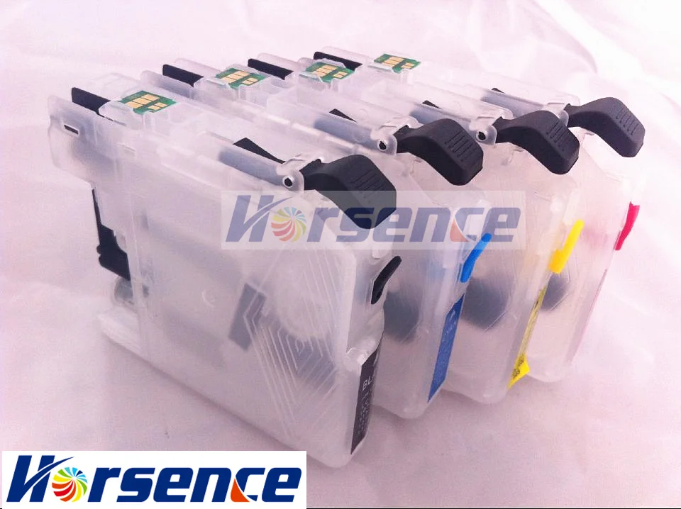 

LC123 Refillable Ink cartridge For Brother MFC-J4410DW J4510DW J4610DW J4710DW J470DW J6920DW J870DW J245 printers with ARC chip