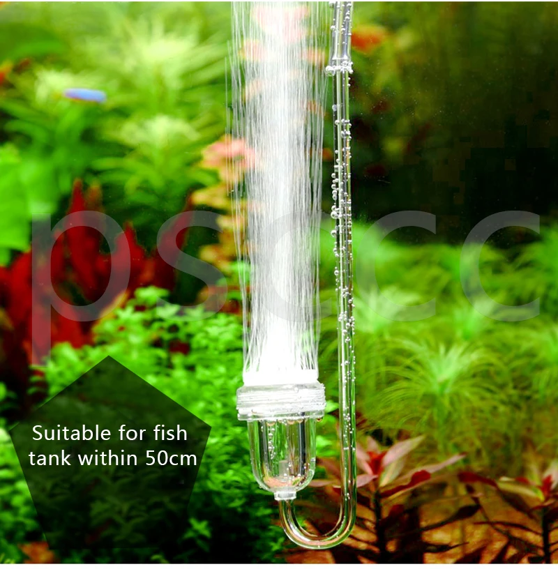 Aquarium Ornament Nano Air Bubble Stone Diffuser Atomizer tube Oxygen Pump for Fish Tank Aerator Hydroponic Aquarium Accessories