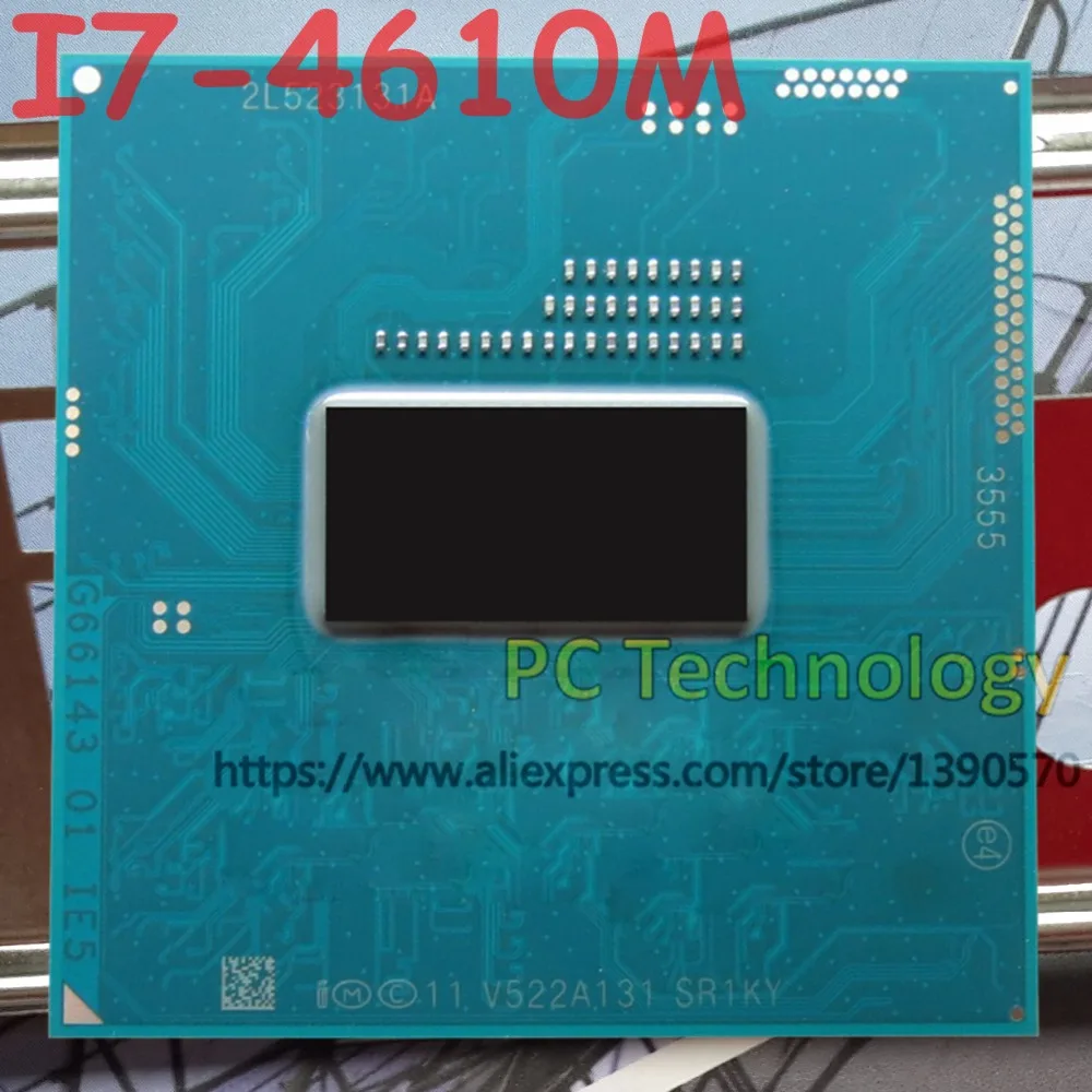 Оригинальный процессор Intel Core I7 4610M SR1KY 3 00 ГГц 70 L3 = 4M двухъядерный Бесплатная