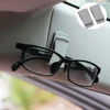 2 Pcs Multifunctional Card Glasses Ticket Holder Auto Car Clip Black Dashboard Door Adhesive Clips Car Styling Accessories ► Photo 1/6
