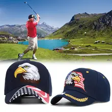 Вышитая Кепка для гольфа Регулируемая классическая шляпа Отличный подарок на день независимости для спортивные состязания на улице Бейсбол теннис альпинизм