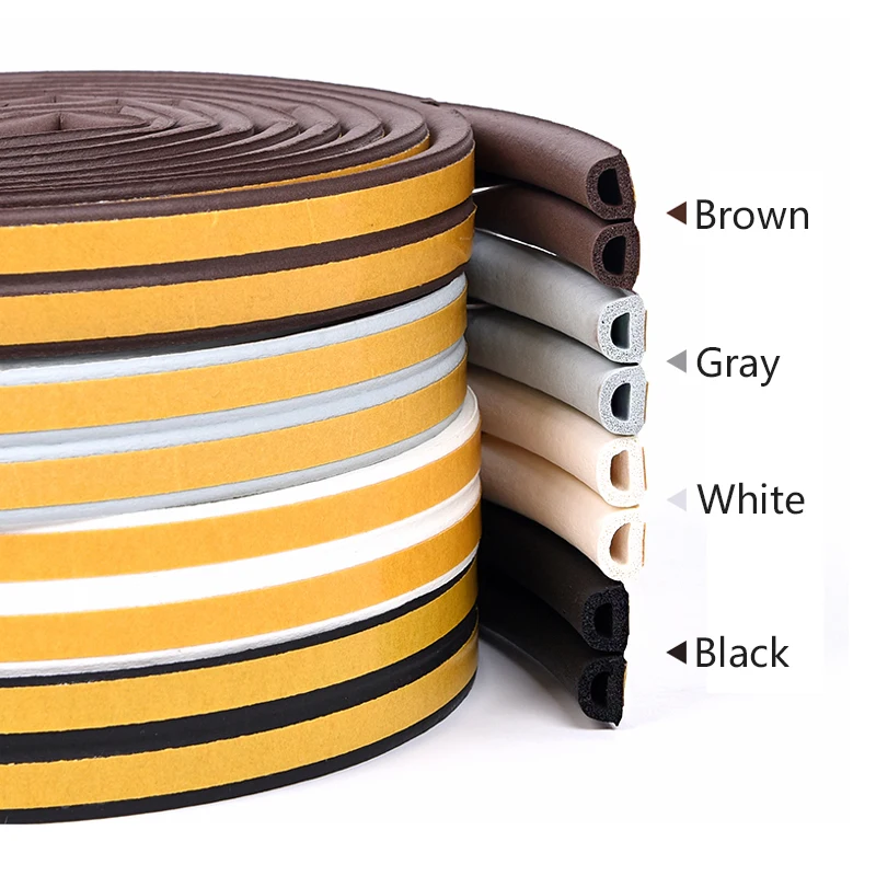 

5m or 20m IDEP waterproof Anti-noise foam sealing strip use EDPM rubber high quality window seal strip and door sealing strip