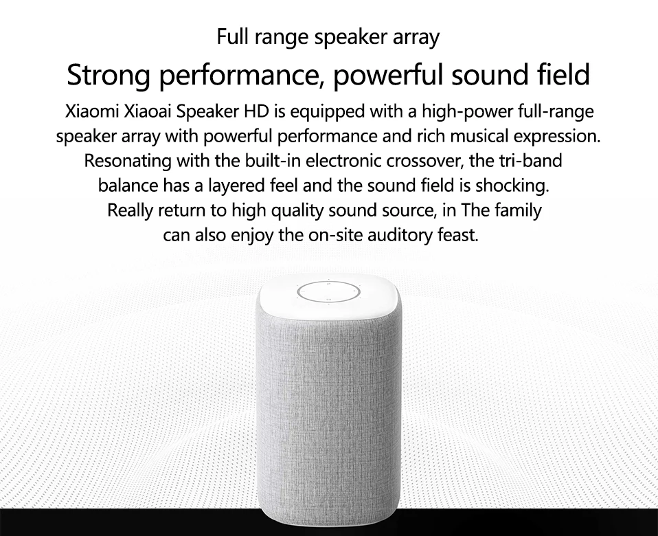 Original Xiaomi Xiaoai Bluetooth Speaker HD Smart Voice Control Mijia Mi Ai Speaker Smart home Xiaoai App For Android Iphone1 (2)