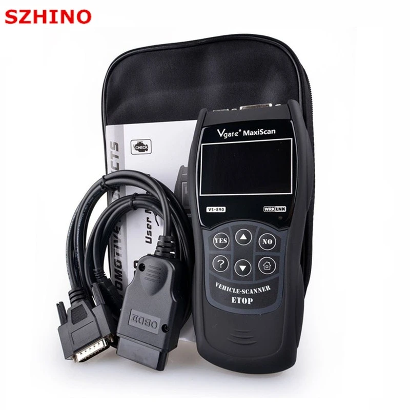 VGATE VS890 OBD2 Scanner Code Reader Universal Multi language and Car