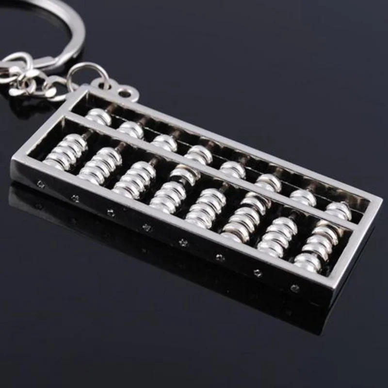 1 шт. креативный брелок для ключей из нержавеющей стали|keyring keychain|keychain keyringabacus keychain