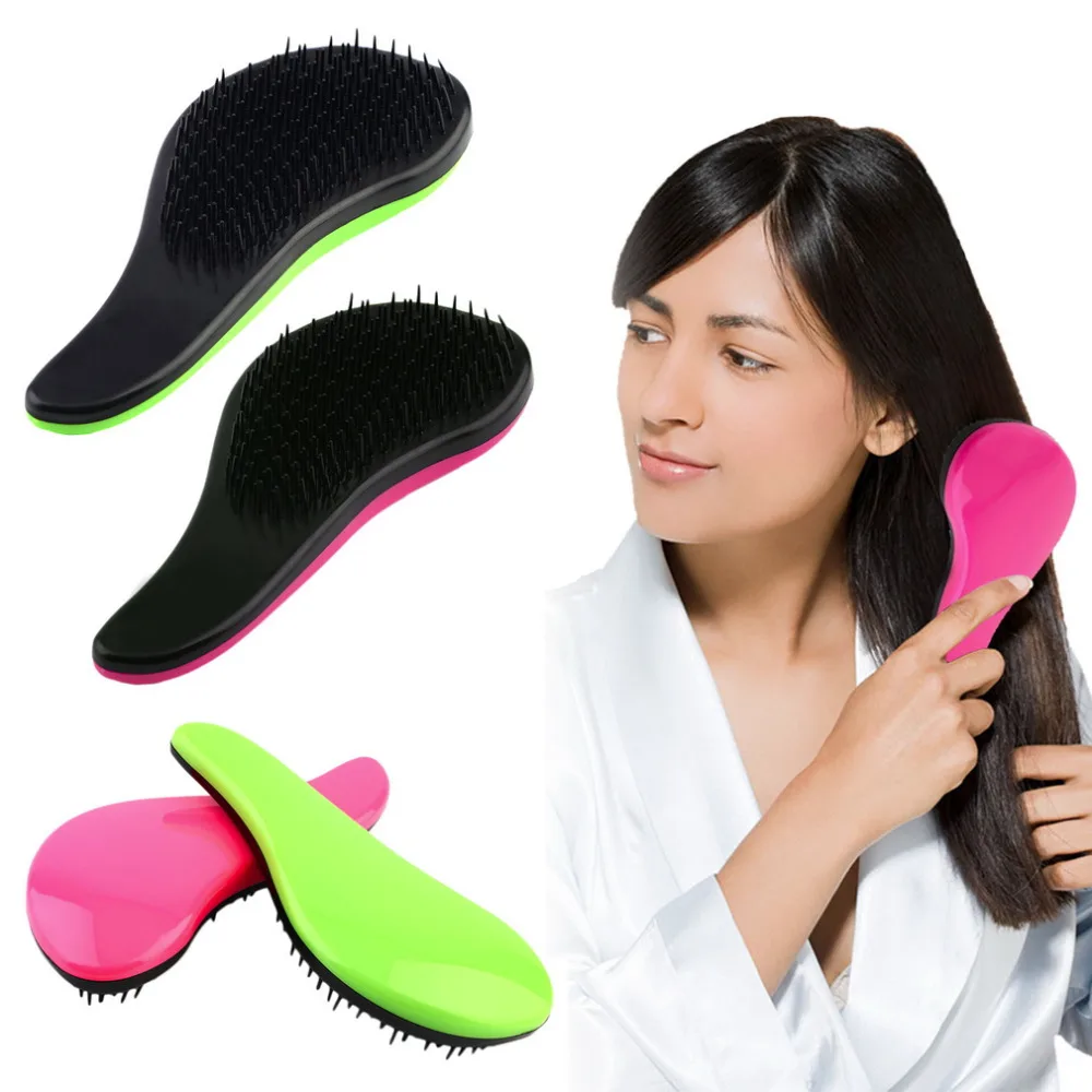 Hair Brush Combs Magic Detangling Handle Tangle Shower Salon Styling