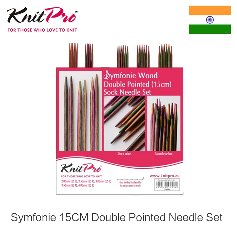 

Knitpro Symfonie 15 cm Double Pointed Needle Set