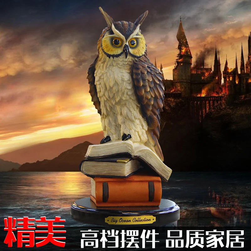 

Hand engraving Artwork Owl Home Furnishing European decor creative living room TV cabinet cabinet housewarming gift decoration c