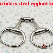 Из нержавеющей стали удила, двойной сломанный рот с эллиптическим звеном. Продукт лошади.(RBT0319