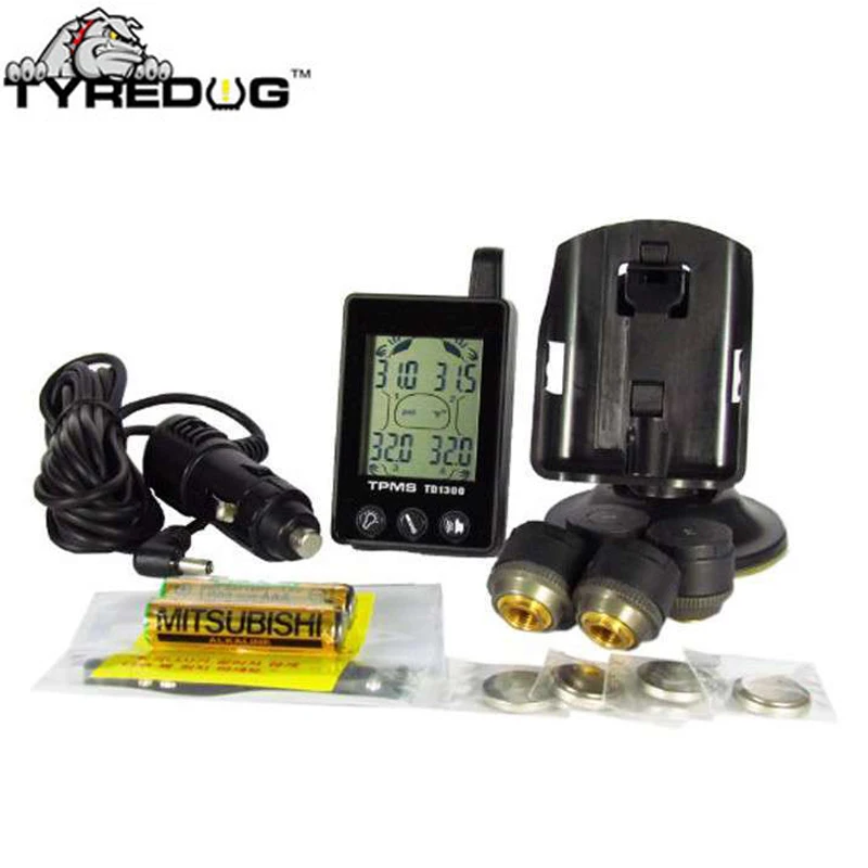 Tyredog TPMS TD1300 PSI/BAR External sensors Auto Alarm Tyre Pressure Monitoring System Car | Автомобили и мотоциклы