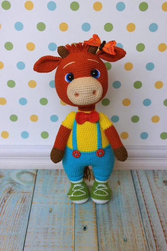Вязаные игрушки amigurumi dog girl Номер модели b0145