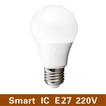 

1pcs LED Bulb Lamps E27 220V Light Bulb Smart IC Real Power 3W 5W 7W 9W 12W 15W High Brightness Lampada LED Bombillas SMD2835