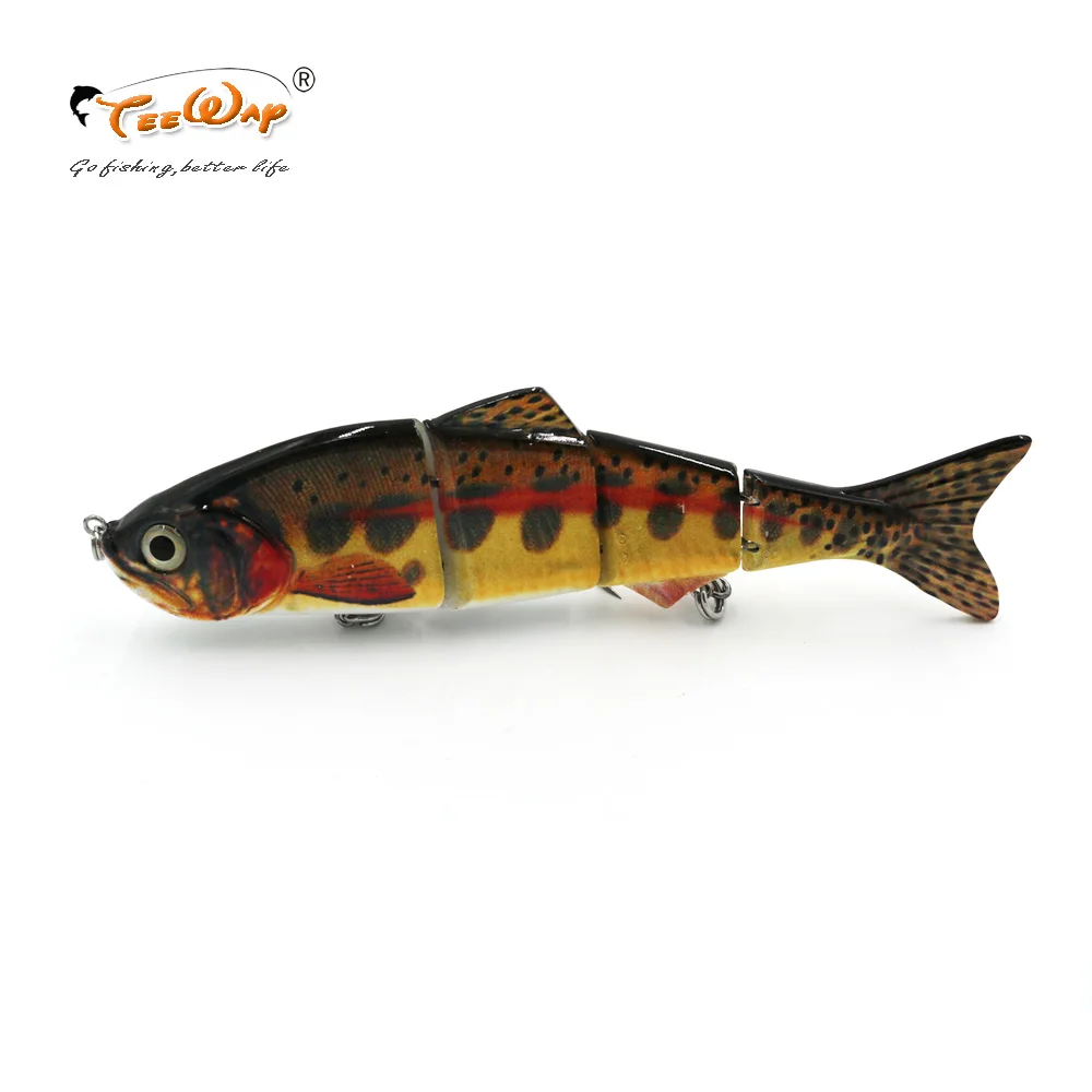 

New Product Fishing Lure 4 Segment Swimbait Crankbait Hard Bait Slow 35g 15cm Fishing hook Fishing Tackle FL4-LM05