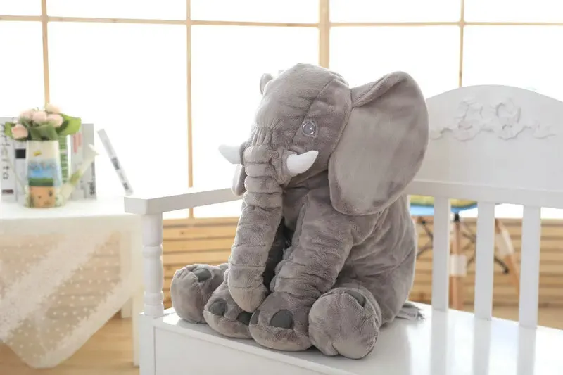 30-60 см большая плюшевая кукла слона милый заполненный слон игрушка детский спальный коврик Детская сопроводительная кукла рождественский