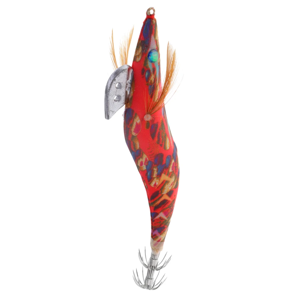 Squid Cuttlefish Lure Hook Lifelike 3D Eyes Specially-Designed Shrimp Shape Bionic Fake Fishing Bait Senuelo de pesca