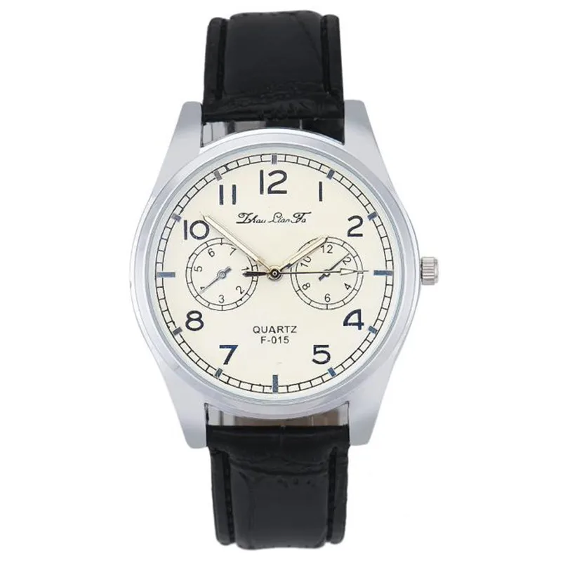 New Listing Mens watches top brand luxury watch band leather Analog Quartz Wrist Watch clock Sport Casual relojes hombre M16 (7)