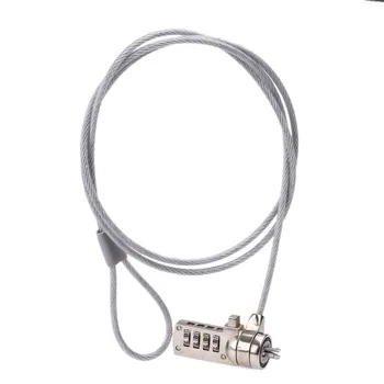 

1.8M 4 Digit Security Password Computer Lock Antitheft Cable Chain Laptop Notebook PC