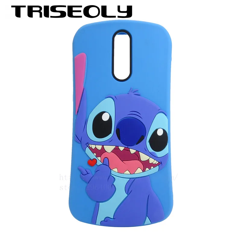 

TRISEOLY For Huawei Mate 10 Lite Case Nova 2i Silicone Bumper Cover 3D Cartoon Stitch Back Cover For Huawei Nova 2i/Mate 10 Lite