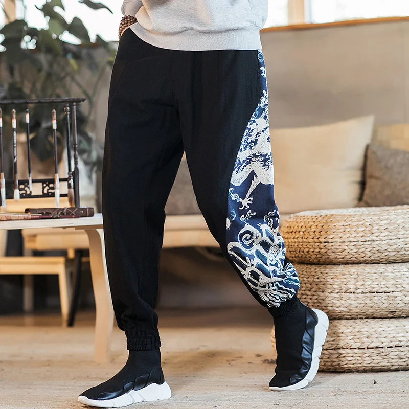 Инфляция штаны-шаровары с графическим принтом узкие брюки с эластичной талией трек Штаны брюки мужские женские модные джоггеры