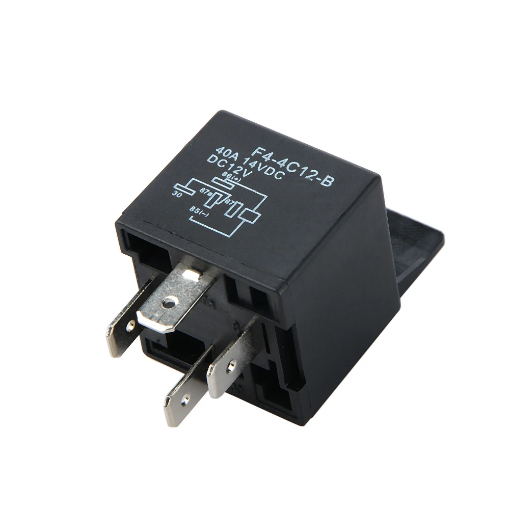 1 шт 12В 12 вольт 40A Авто Автомобильные реле гнезда 40 Amp 4 Pin Реле и провода оптовые
