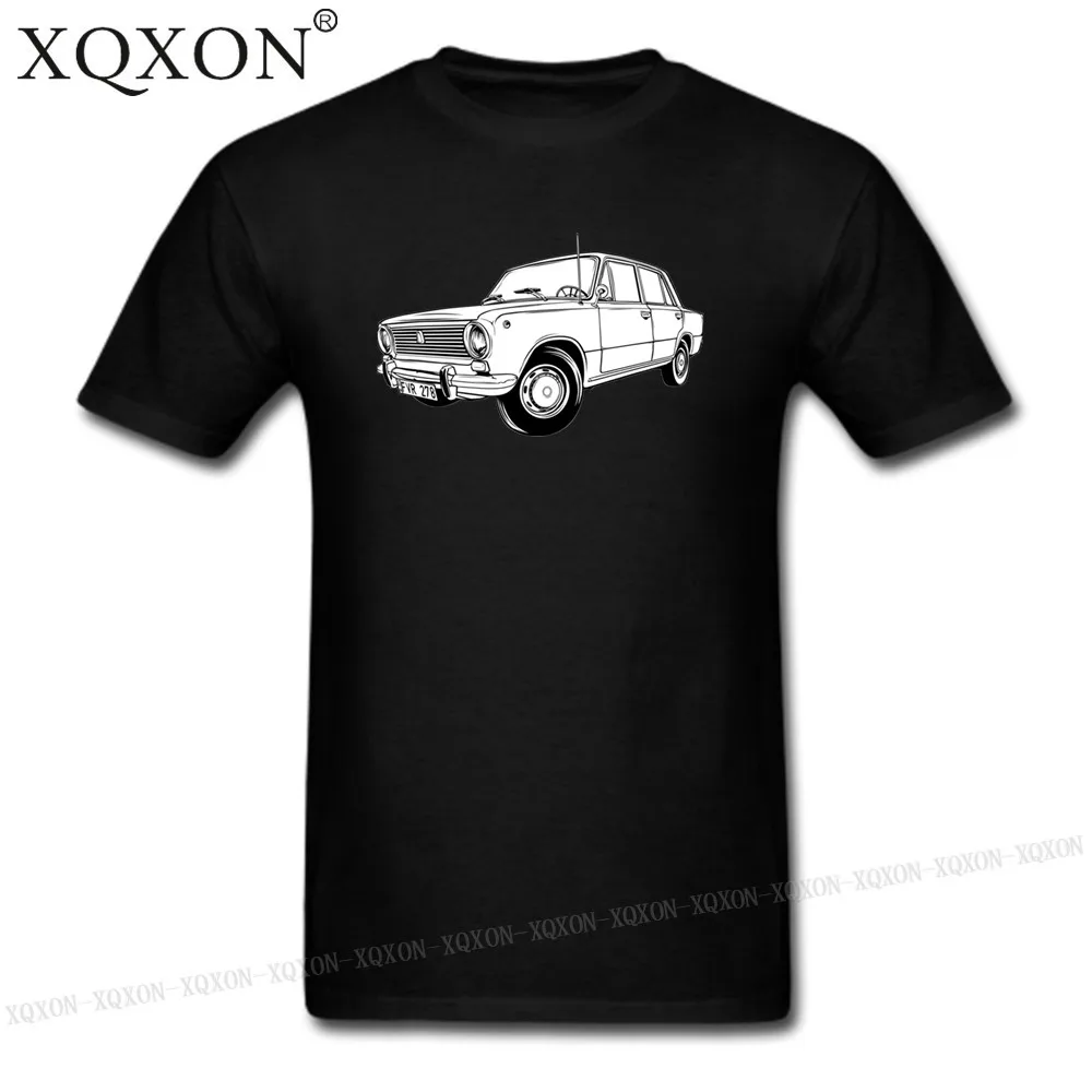 XQXON Россия Lada car ВАЗ 2101 Мужская футболка с принтом отличное качество смешная Лидер