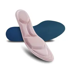 4D пены памяти стелька легкий дышащий материал Уход за ногами массажные стельки Для женщин Обувь на высоких каблуках колодки арки Поддержка
