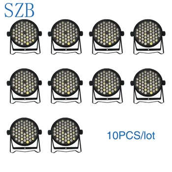 

10 PCS SZB 1WX54PCS RGBW LED Par Light for Disco Nightclub Party DJ High Quality Par Light/SZB-PL5401