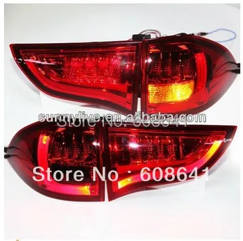 

For Mitsubishi Pajero Sport LED Tail Lamp for BMW Type Red Black Color 2010-2013 year YZV1