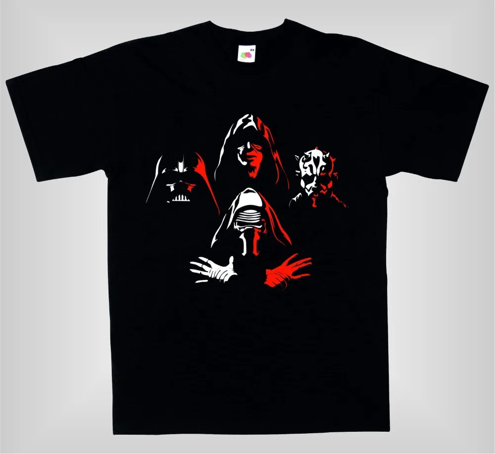 2019 Летний стиль 100% хлопок SITH LORDS Звездные войны вдохновили Потрясающие смешные