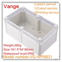 1 шт./лот форм инъекции водонепроницаемый IP68 ABS пластик проект корпус 161,5*94*66 мм для электронный аппарат